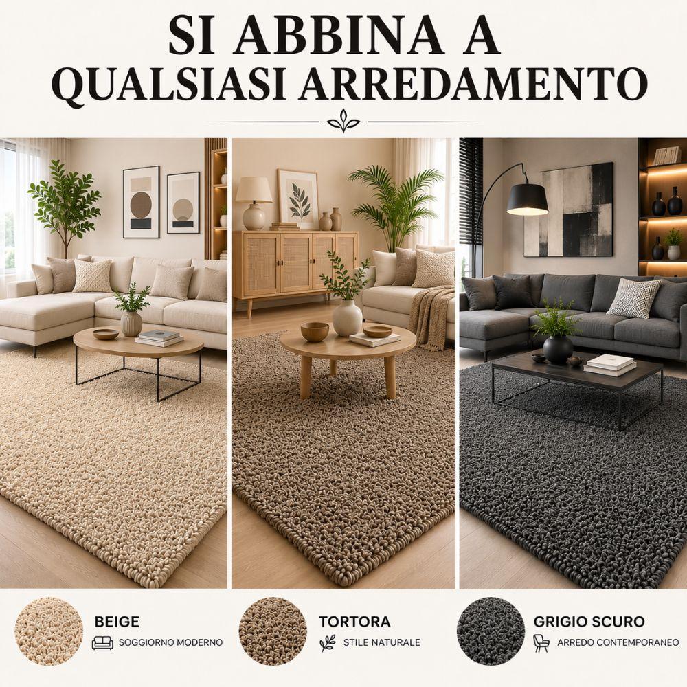  tappeto shaggy morbido moderno, comfort in ogni ambiente - foto 2