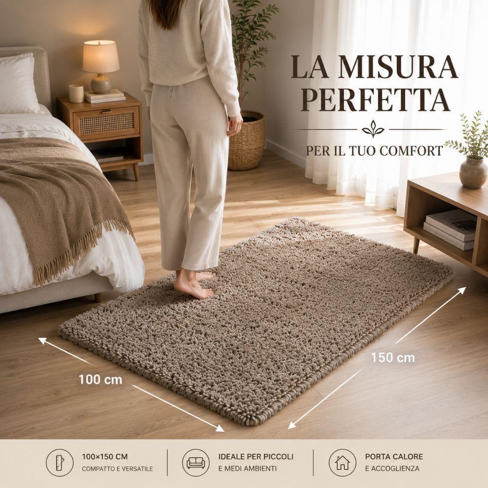  tappeto shaggy morbido moderno, comfort in ogni ambiente - foto 4