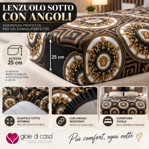 Completo letto matrimoniale fantasia floreale 4 pezzi