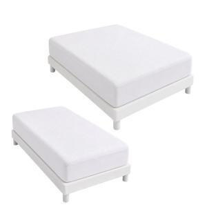 Housse de matelas hygiénique avec coins élastiques, absorbante et lavable