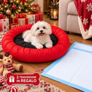 Cuccia per animali 45x60 cm con 2 traversine in regalo